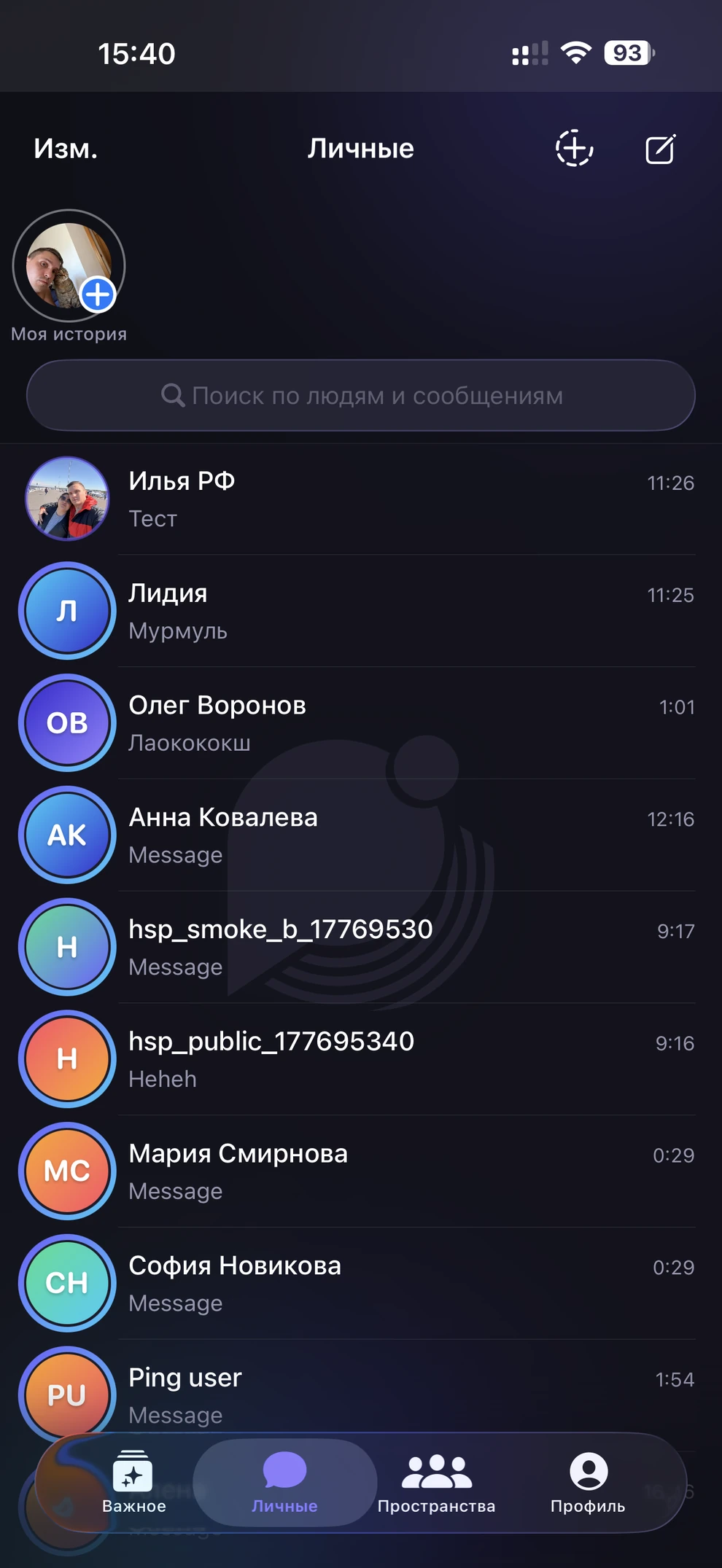 Chat privado de Ping en una versión segura y redactada